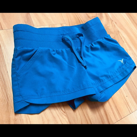 Girls Old Navy Active Teal Shorts XS/5 - Picture 2 of 8